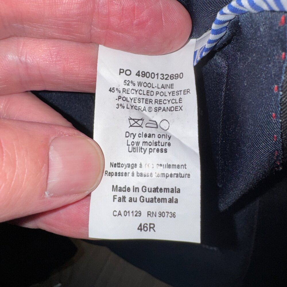 Men's Performance Black Solid Suit - image 4